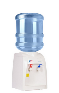 на фото кулер для питної води від компанії з доставки води в Черкасах Вода плюс